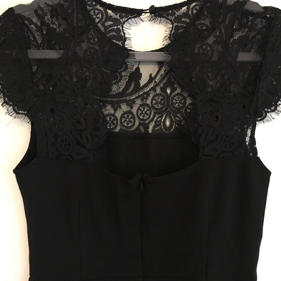 BB Dakota Cindy Lace Fit and Flare Dress - Picture 5 of 6